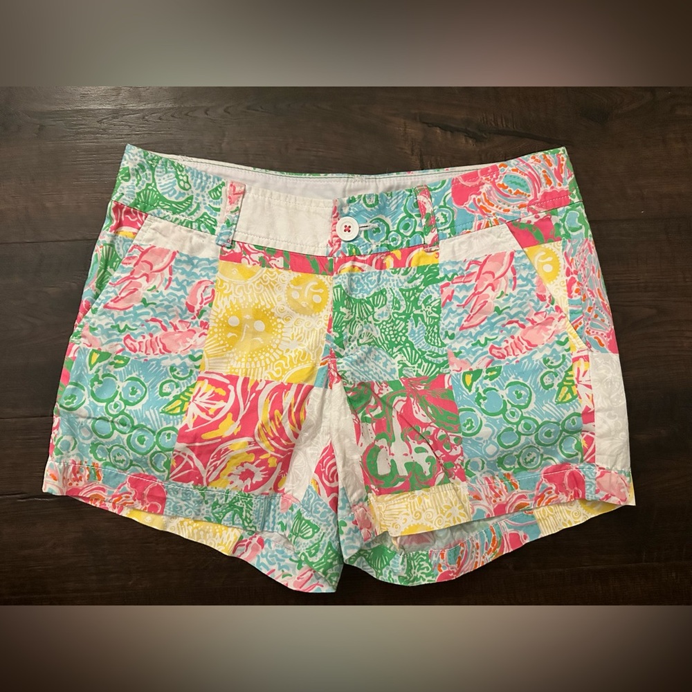 Lilly Pulitzer Multicolor Patchwork Women's Shorts